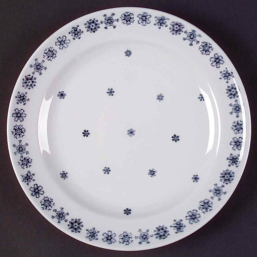 Snowflake Salad Plate by Arabia of Finland-1