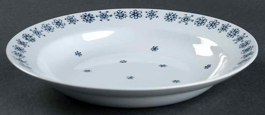 Snowflake Rim Soup Bowl by Arabia of Finland-1