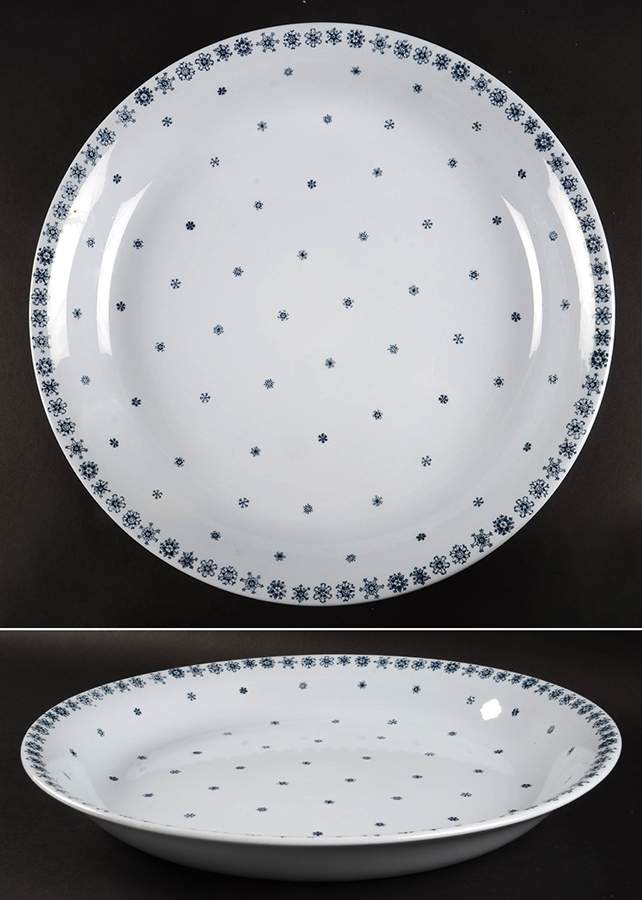 Snowflake Deep Dish by Arabia of Finland-1