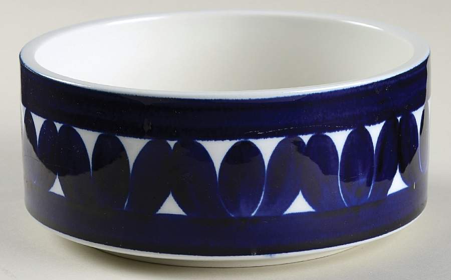 Sotka Blue 6" Round Vegetable Bowl by Arabia of Finland-1