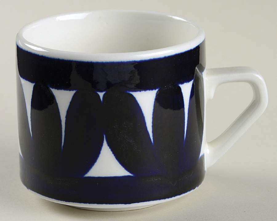 Sotka Blue Flat Cup by Arabia of Finland-1