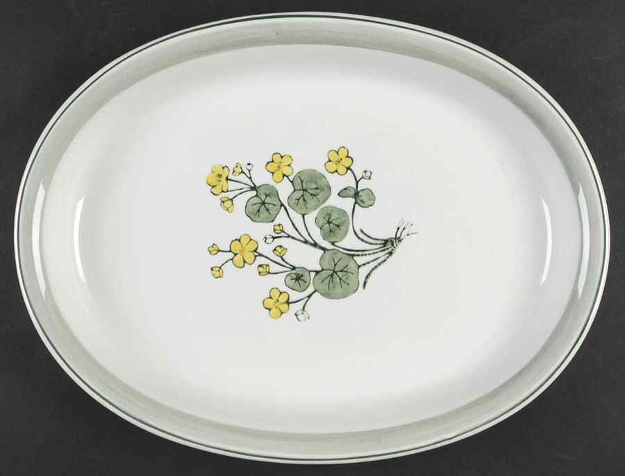 Suvi 14" Oval Serving Platter by Arabia of Finland-1