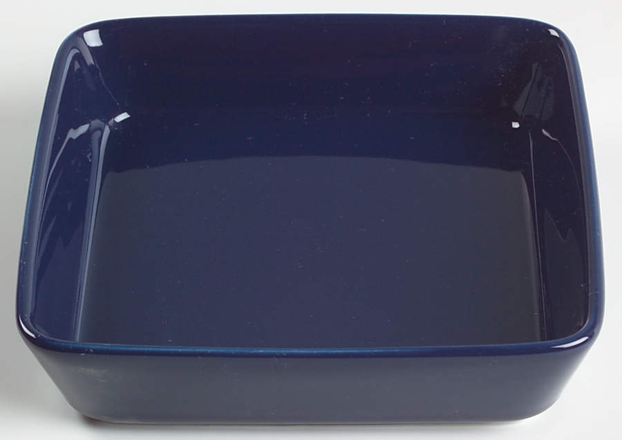 Teema Dark Blue 6" Square Vegetable Bowl by Arabia of Finland-1