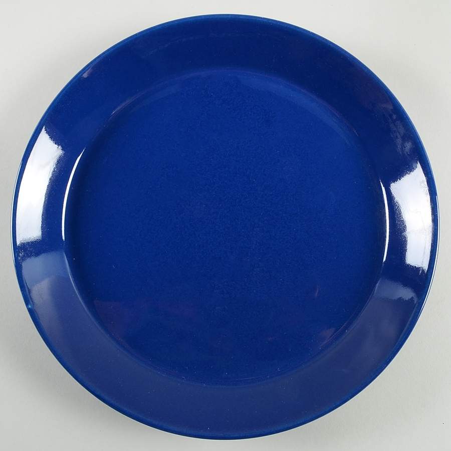 Teema Dark Blue Dinner Plate by Arabia of Finland-1