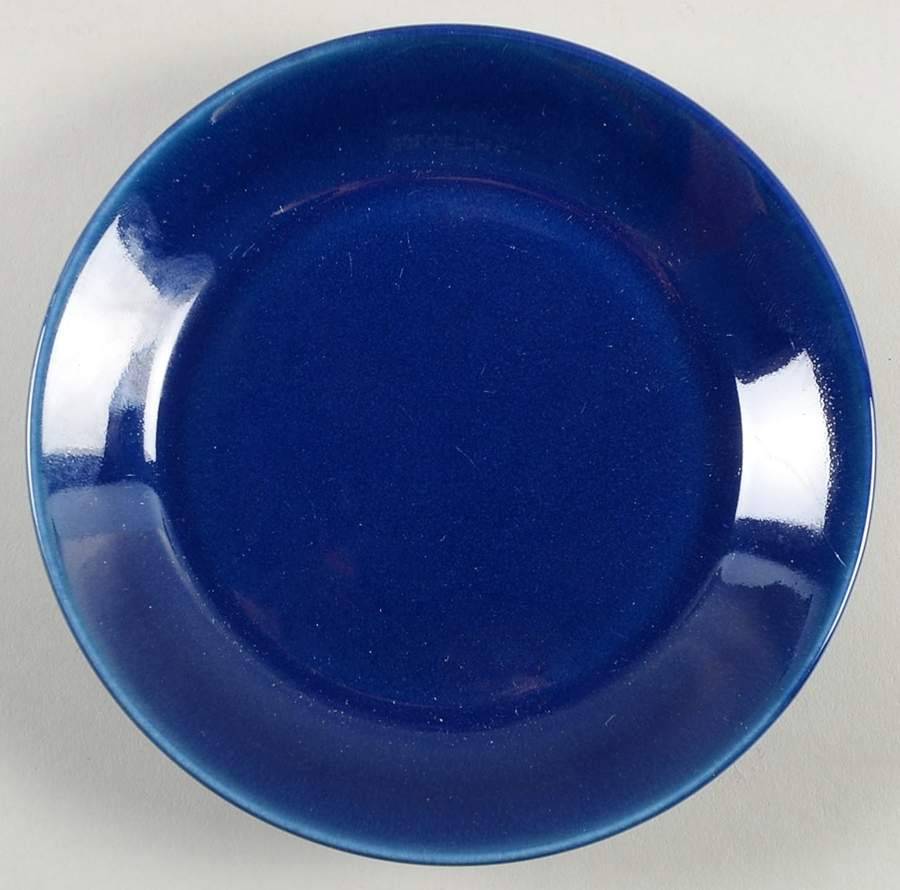 Teema Dark Blue Bread & Butter Plate by Arabia of Finland-1
