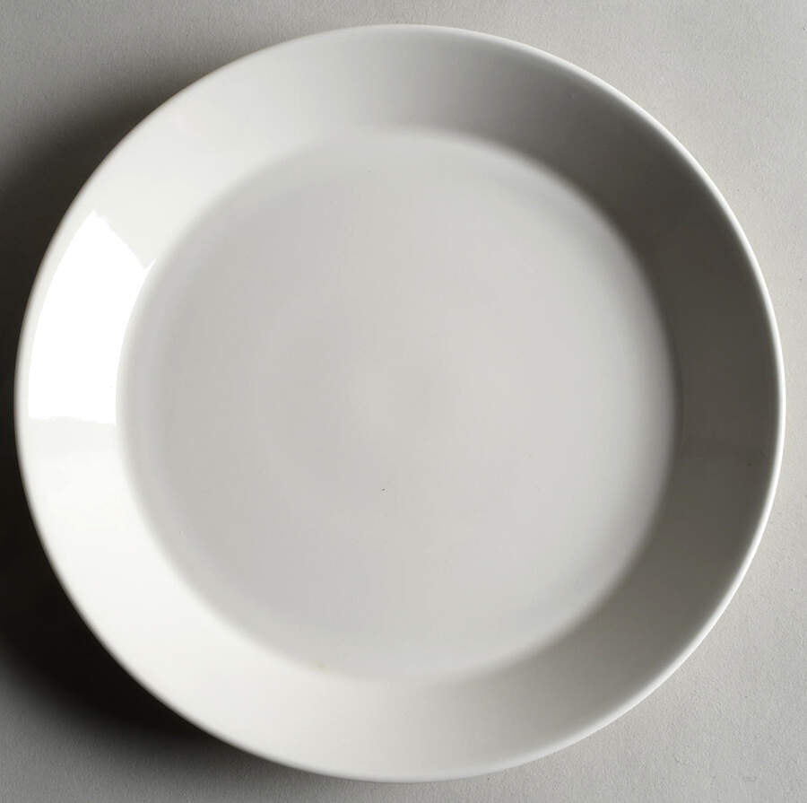 Teema Off White Luncheon Plate by Arabia of Finland-1