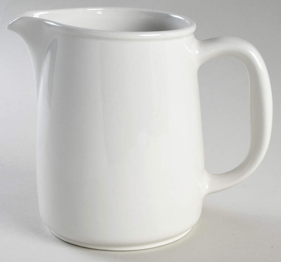 Teema Off White 40 Oz Pitcher by Arabia of Finland-1