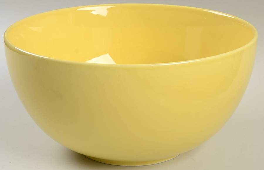 Teema Yellow 9" Round Vegetable Bowl by Arabia of Finland-1