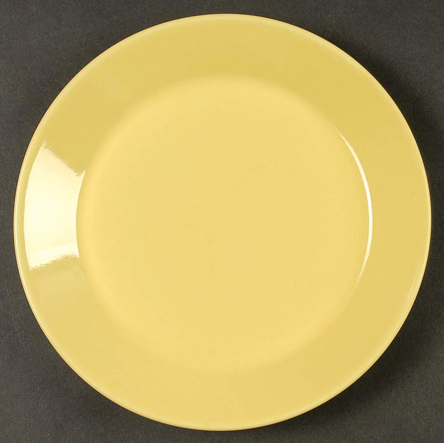 Teema Yellow Salad Plate by Arabia of Finland-1