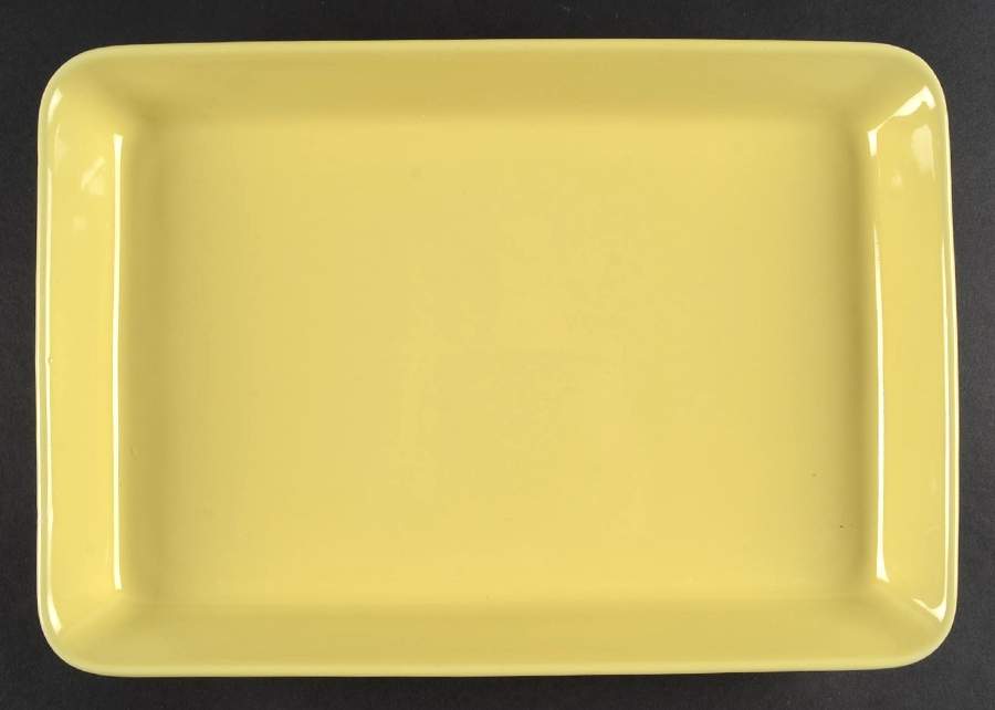 Teema Yellow 12" Oval Serving Platter by Arabia of Finland-1
