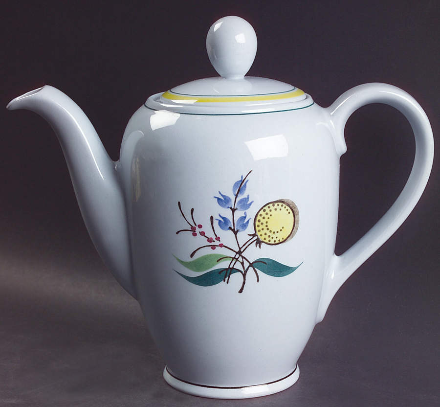 Windflower Coffee Pot & Lid by Arabia of Finland-1