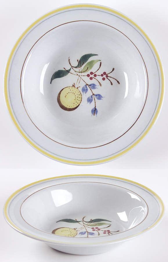 Windflower Rim Cereal Bowl by Arabia of Finland-1