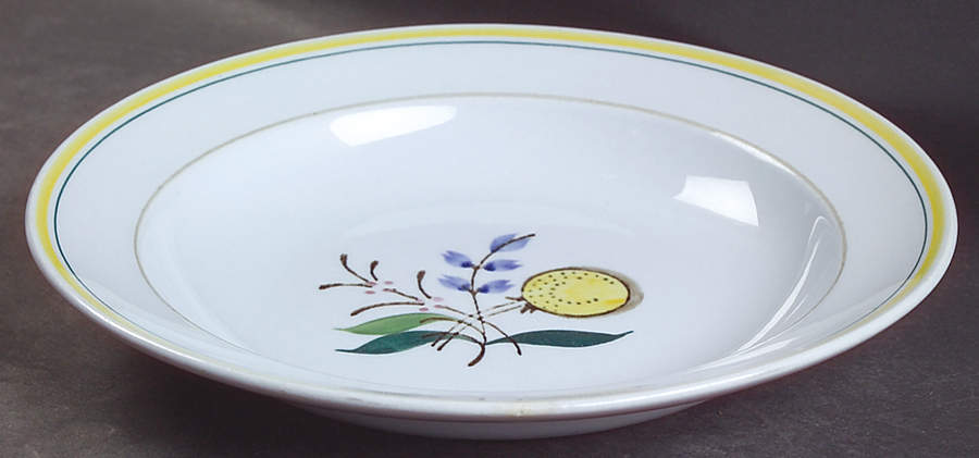 Windflower Rim Soup Bowl by Arabia of Finland-1