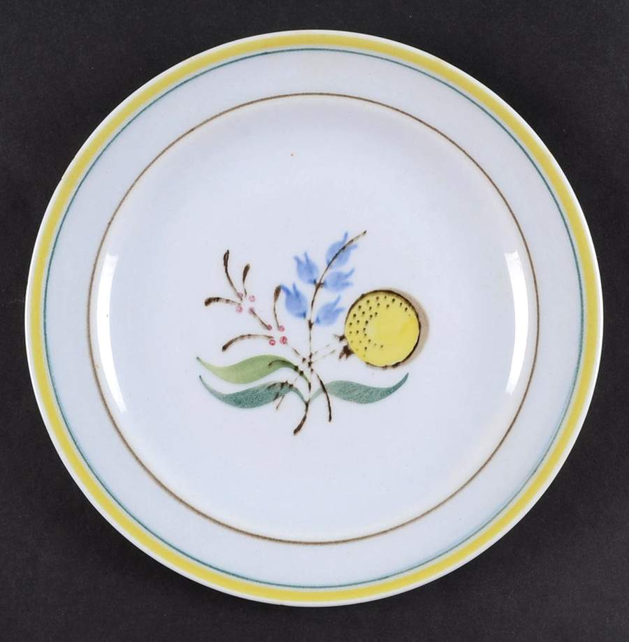 Windflower Dessert/Pie Plate by Arabia of Finland-1