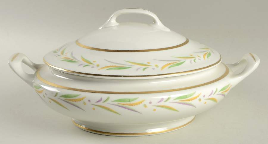 Autumn (Smooth Edge) Round Covered Vegetable by Royal Jackson-1