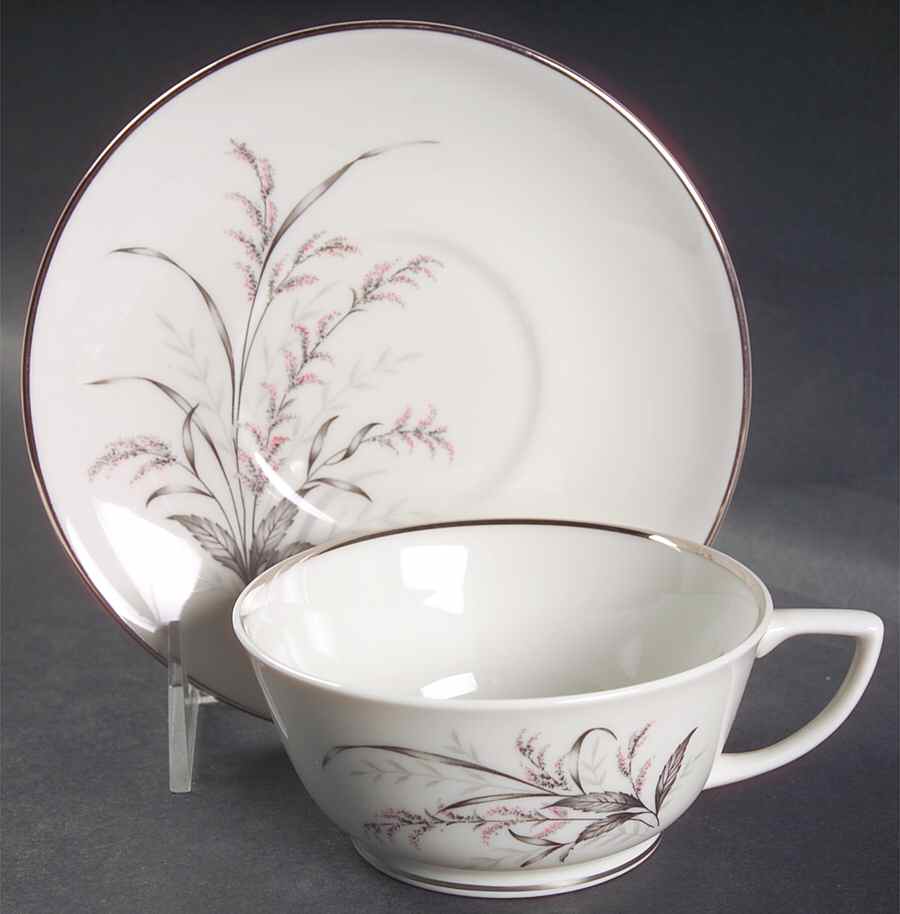 Garden Queen Flat Cup & Saucer Set by Arcadian-Prestige-1