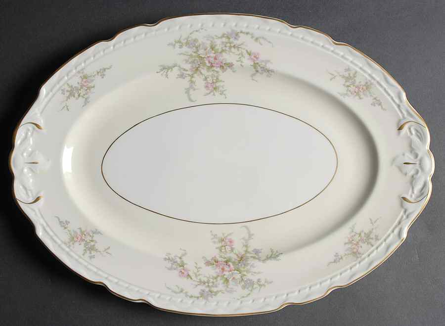 Old Rose 15" Oval Serving Platter by Arcadian-Prestige-1