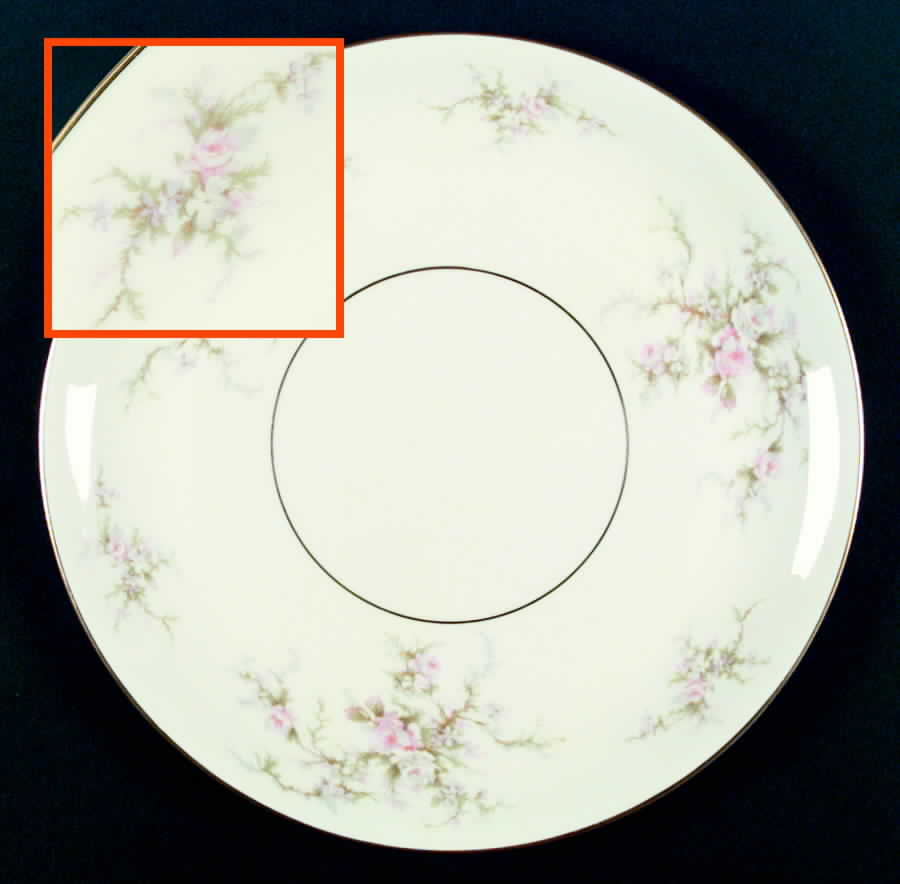 Petite Rose Dinner Plate by Arcadian-Prestige-1