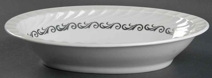 Silver Wreath 11" Oval Vegetable Bowl by Arcadian-Prestige-1