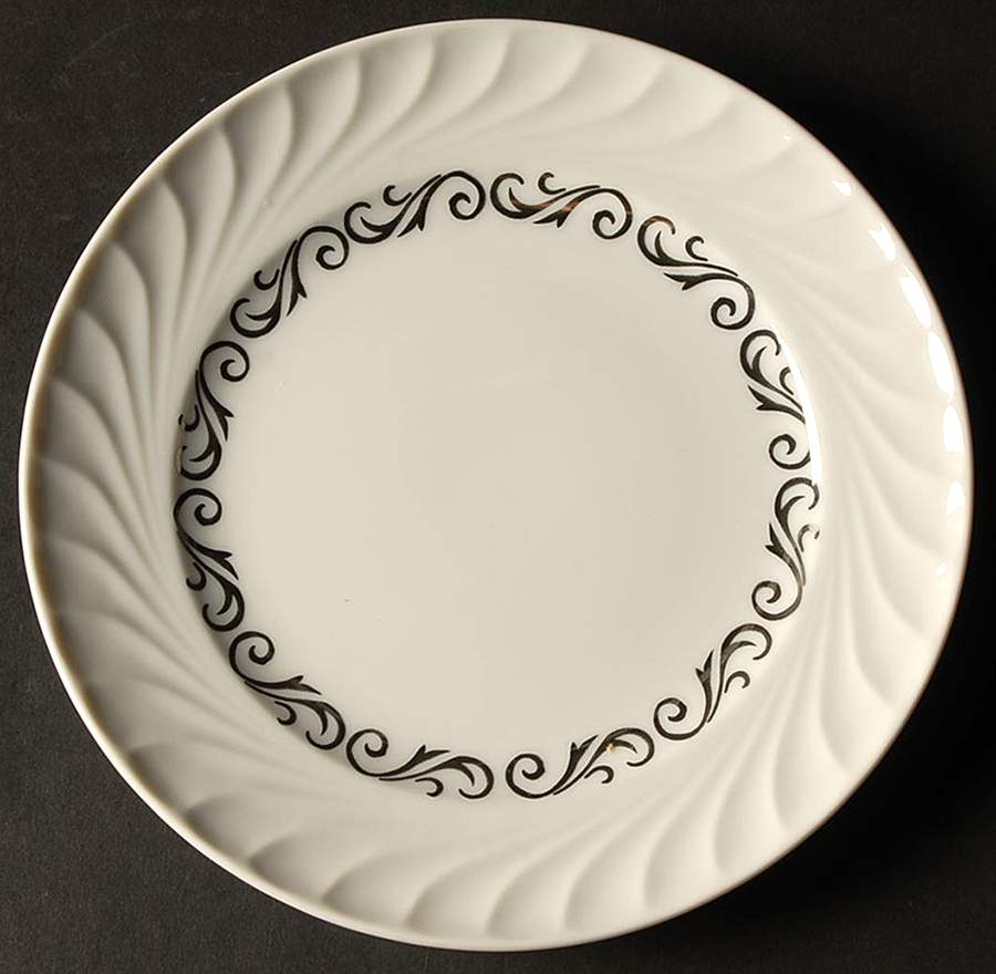 Silver Wreath Salad Plate by Arcadian-Prestige-1