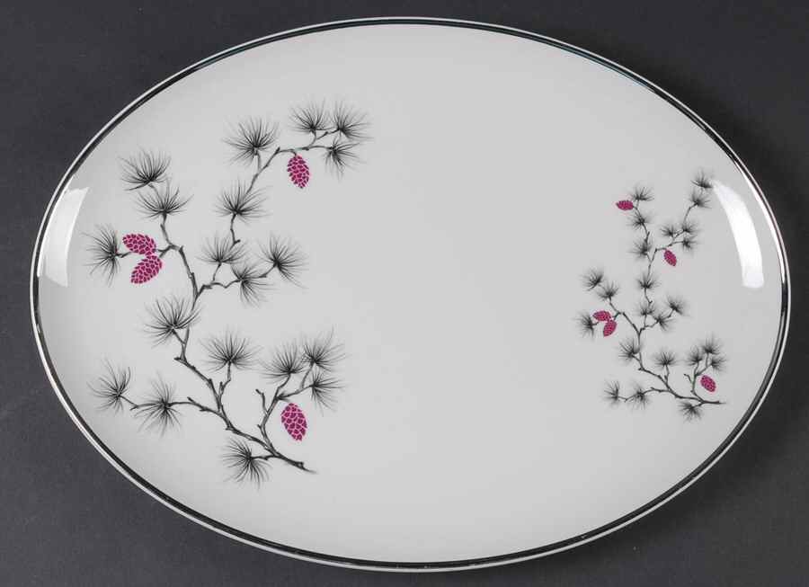 Southern Pines 13" Oval Serving Platter by Arcadian-Prestige-1