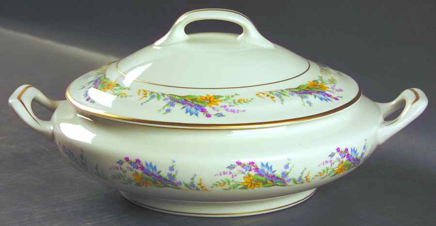 Spring Glory Round Covered Vegetable by Arcadian-Prestige-1