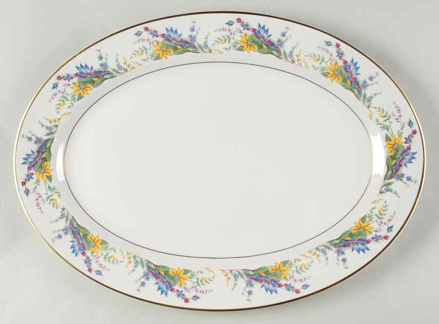Spring Glory 15" Oval Serving Platter by Arcadian-Prestige-1