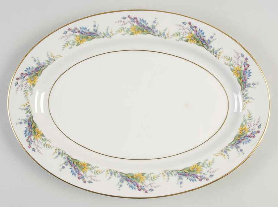 Spring Glory 13" Oval Serving Platter by Arcadian-Prestige-1