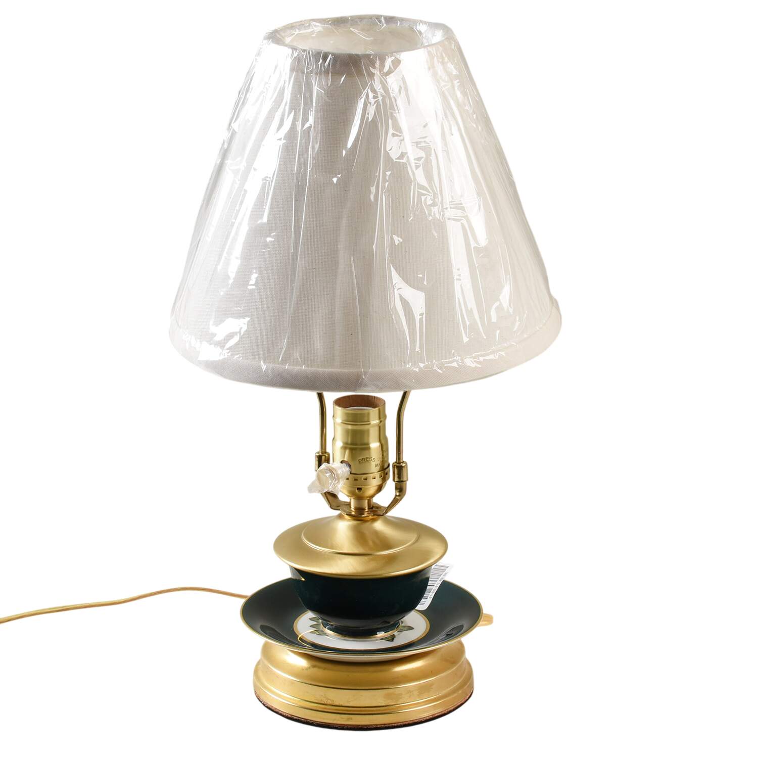 Windsor 12 5/8" Handcrafted Lamp Made From Cup/Saucer HC by Arcadian-Prestige-1