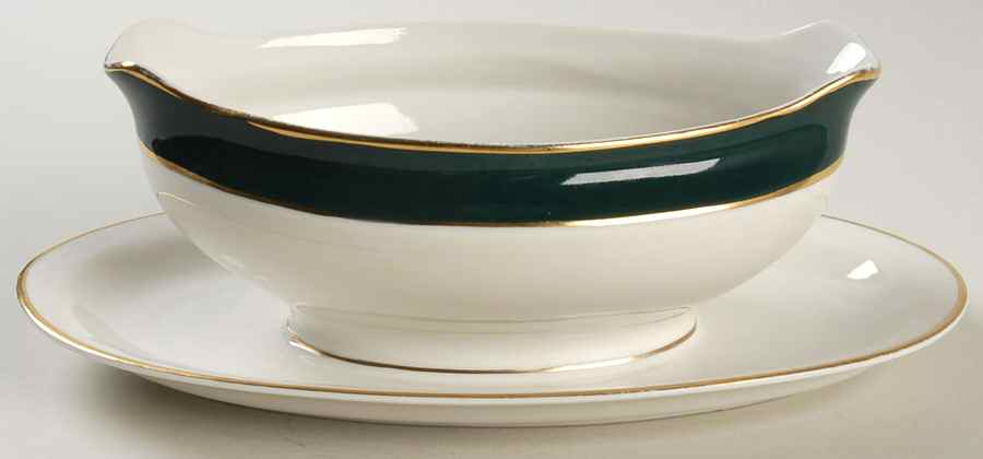 Windsor Gravy Boat with Attached Underplate by Arcadian-Prestige-1