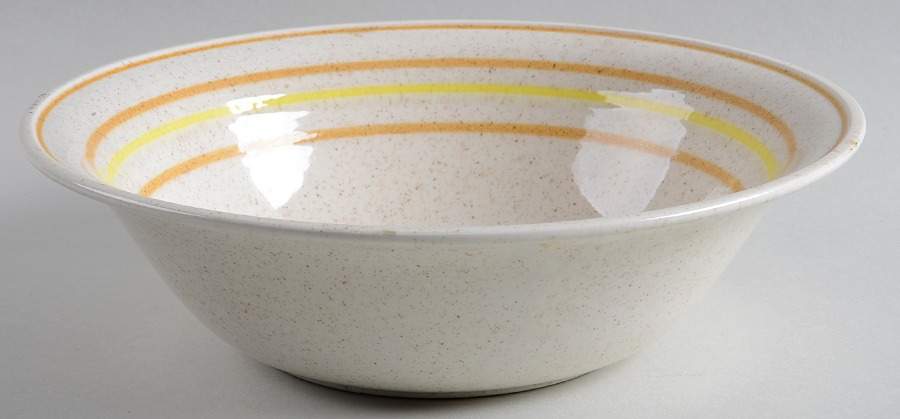 Honey Tones 9" Round Vegetable Bowl by Arklow-1