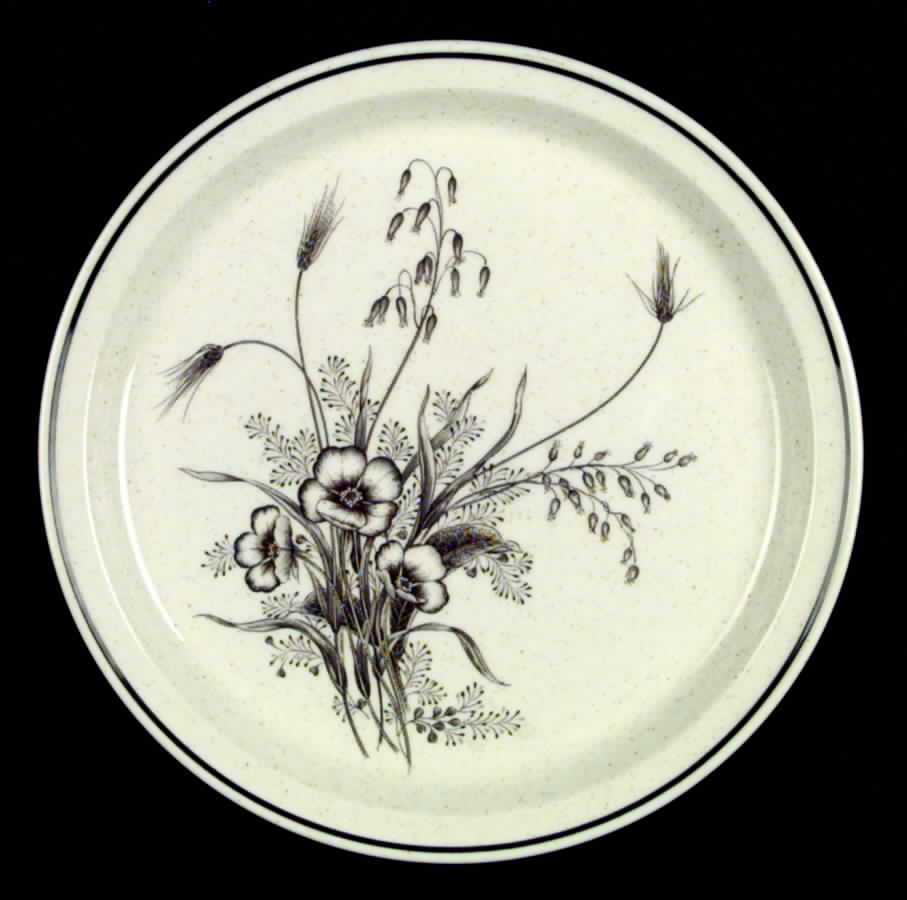 Marsh Flowers Dinner Plate by Arklow-1