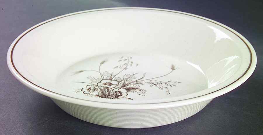Marsh Flowers 9" Round Vegetable Bowl by Arklow-1