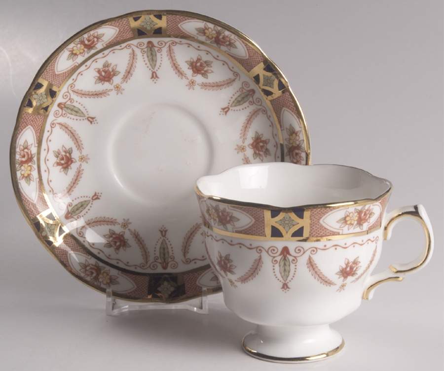 Royal Linden Footed Cup & Saucer Set by Arklow-1