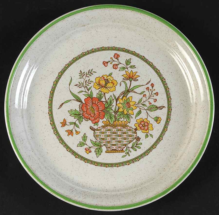 Spring Bouquet Salad Plate by Arklow-1