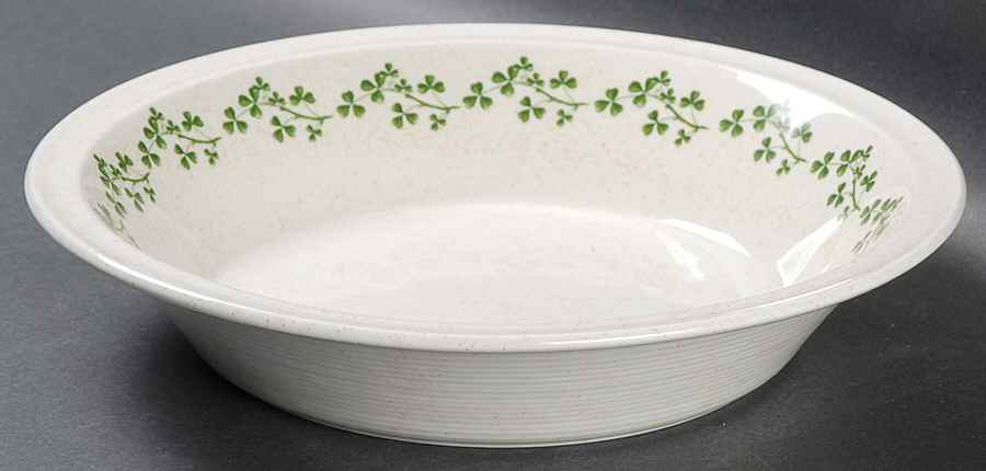 Wild Shamrock 9" Round Vegetable Bowl by Arklow-1