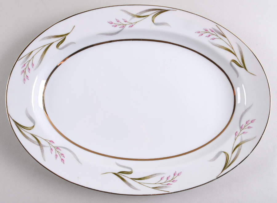 Belle Claire 14" Oval Serving Platter by Arlen-1
