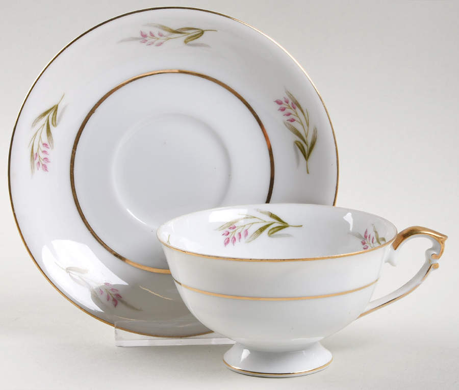 Belle Claire Footed Cup & Saucer Set by Arlen-1