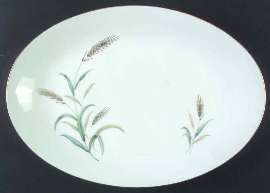 Festival 14" Oval Serving Platter by Arlen-1