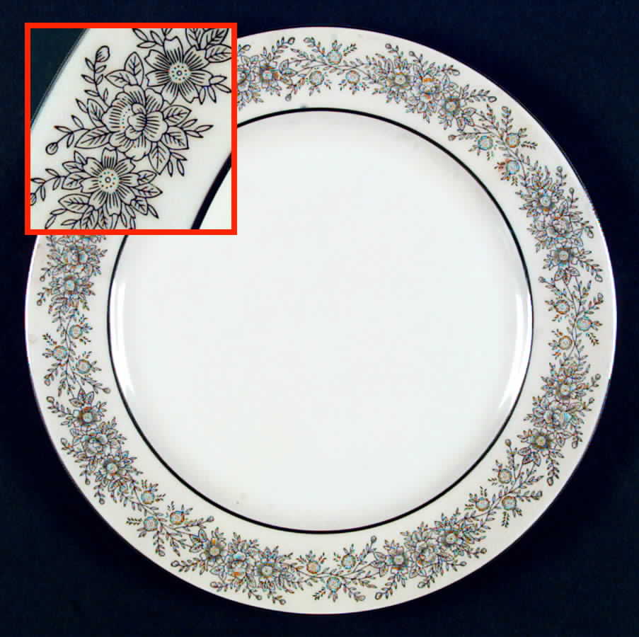 Filigree Dinner Plate by Arlen-1