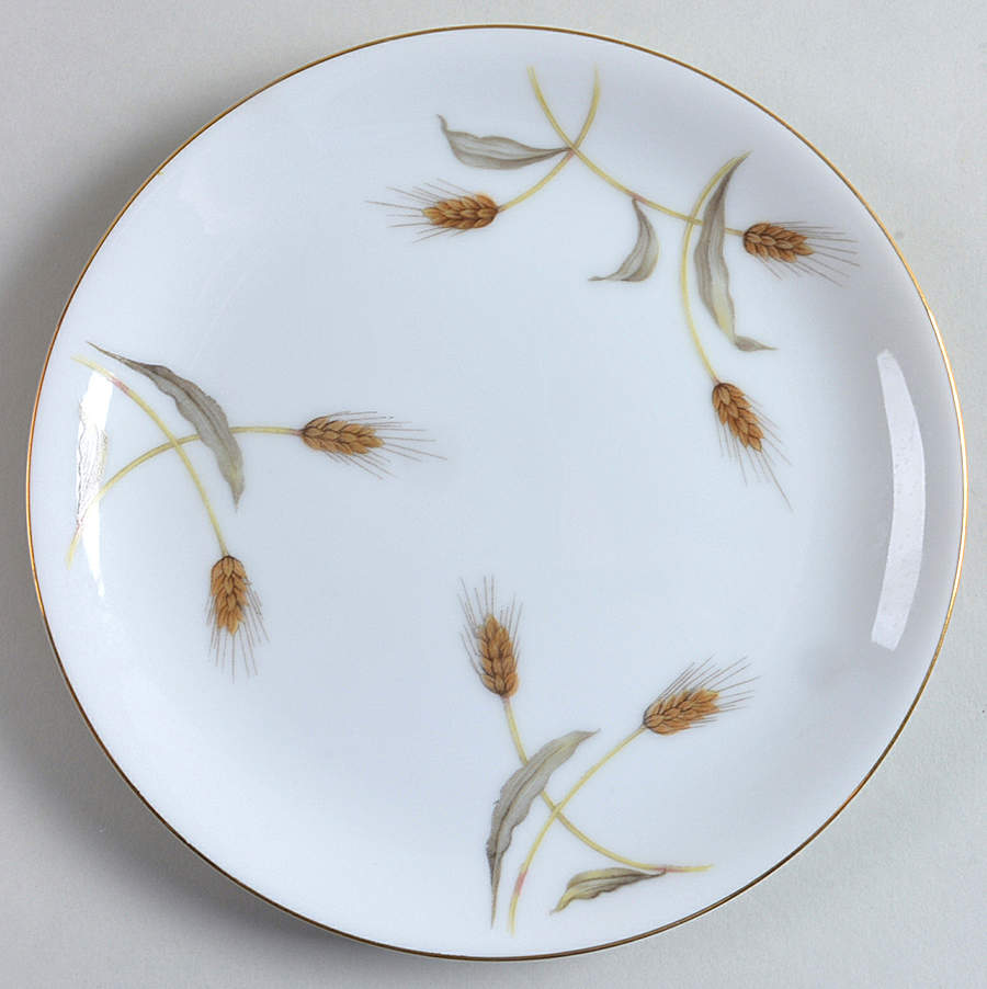 Golden Wheat Salad Plate by Arlen-1