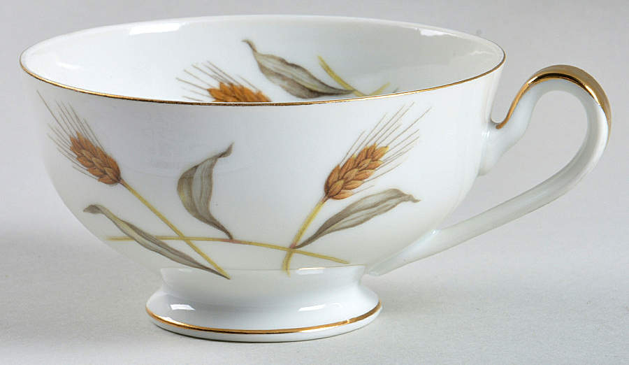 Golden Wheat Footed Cup by Arlen-1