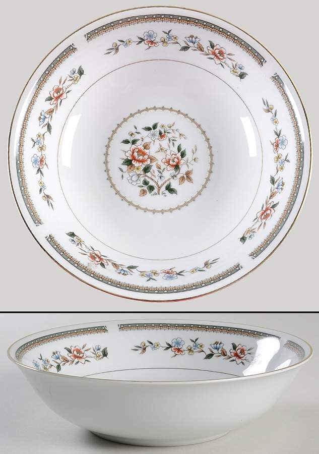 Kwan Yin 9" Round Vegetable Bowl by Arlen-1
