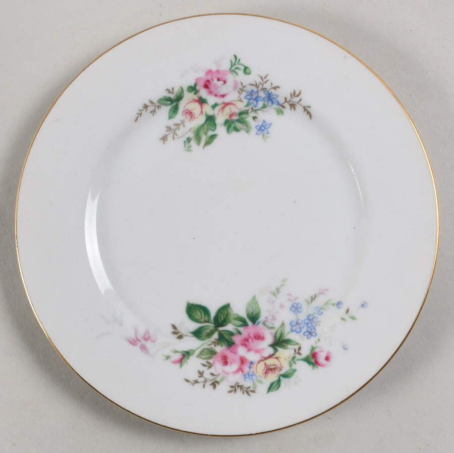 Manor Rose Bread & Butter Plate by Arlen-1