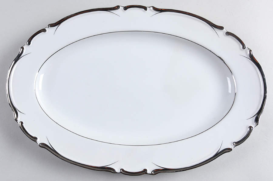Marquis 14" Oval Serving Platter by Arlen-1