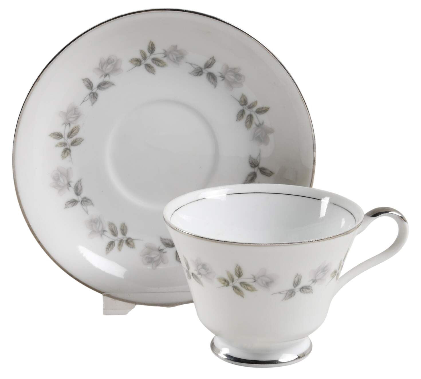 Mayfair Footed Cup & Saucer Set by Arlen-1