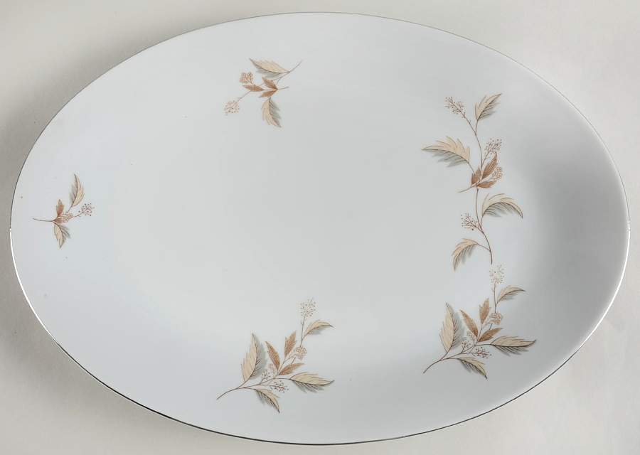 Oak Leaf 16" Oval Serving Platter by Arlen-1