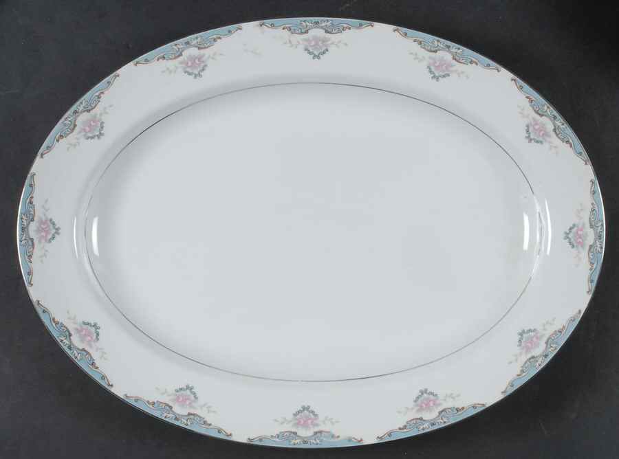 Romance 16" Oval Serving Platter by Arlen-1
