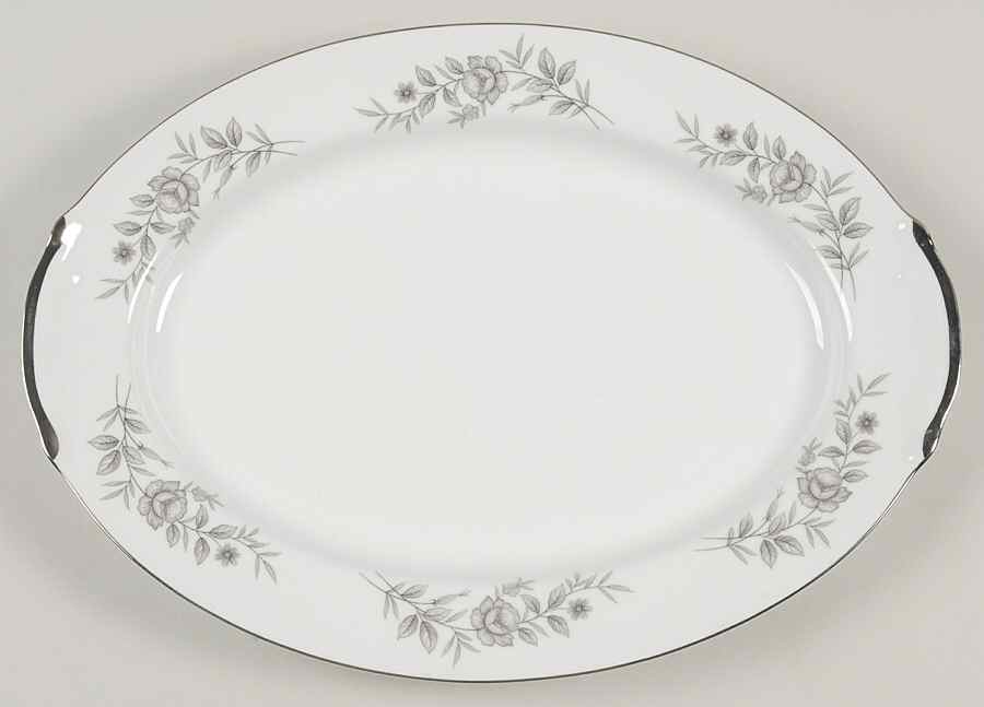 Rosalie 14" Oval Serving Platter by Arlen-1