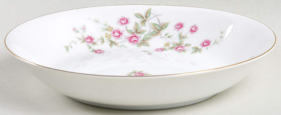 Wild Rose Coupe Soup Bowl by Arlen-1